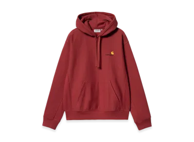 Carhartt WIP Hooded American Script Sweatshirt "Tuscany"