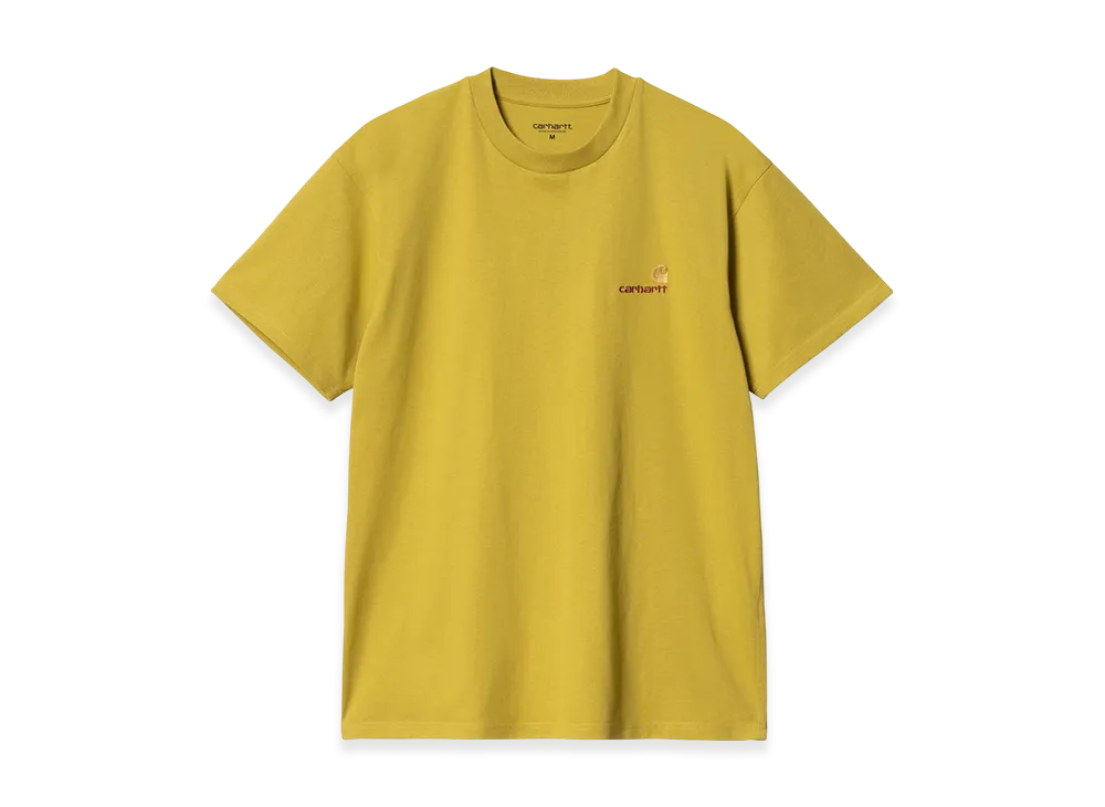 Carhartt WIP S/S American Script T-Shirt "Golden Olive"