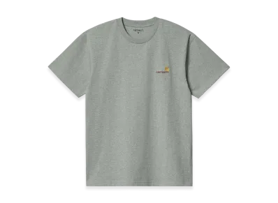 Carhartt WIP S/S American Script T-Shirt "Grey Heather"