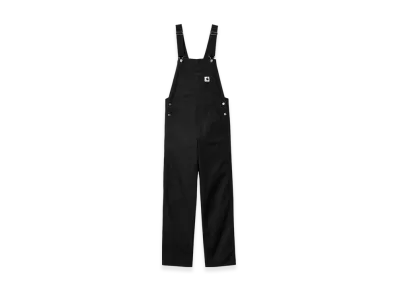 Carhartt WIP W' Bib Overall Straight "Black(Rinsed)"