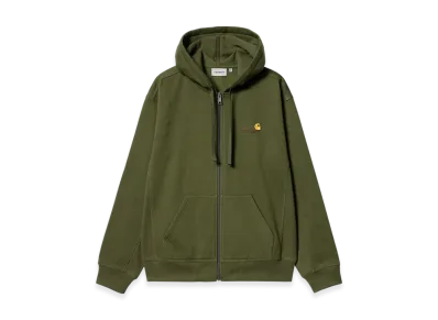 Carhartt WIP Hooded American Script Jacket "Tarragon"