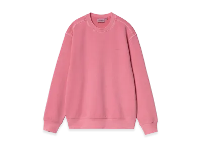 Carhartt WIP Duster Script Sweat "Charm Pink(Garment Dyed)"