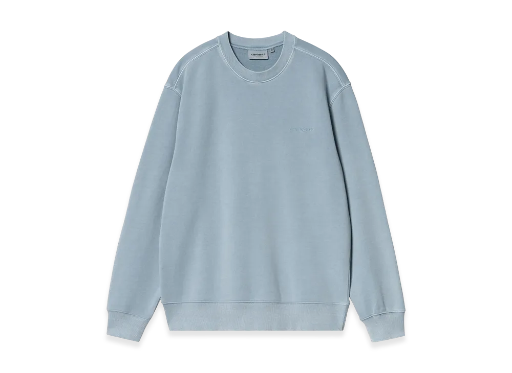 Carhartt WIP Duster Script Sweat "Misty Sky(Garment Dyed)"
