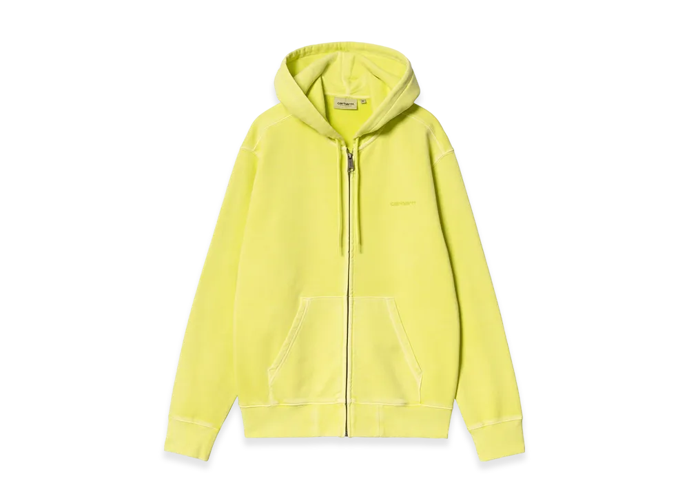 Carhartt WIP Hooded Duster Script Jacket "Arctic Lime(Garment Dyed)"
