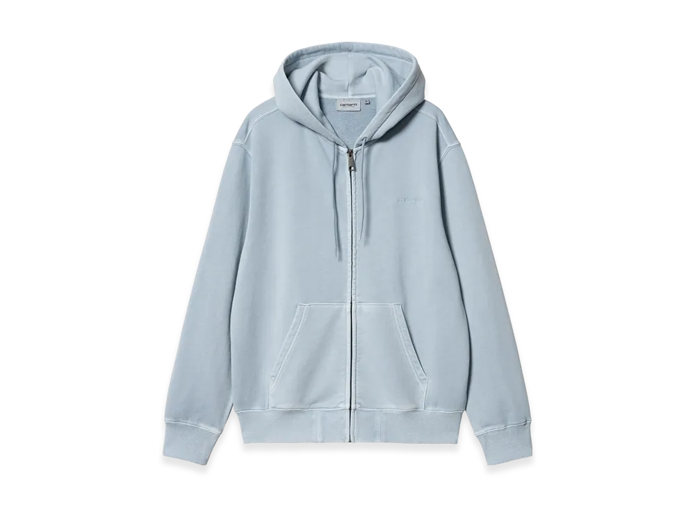 Carhartt WIP Hooded Duster Script Jacket "Misty Sky(Garment Dyed)"