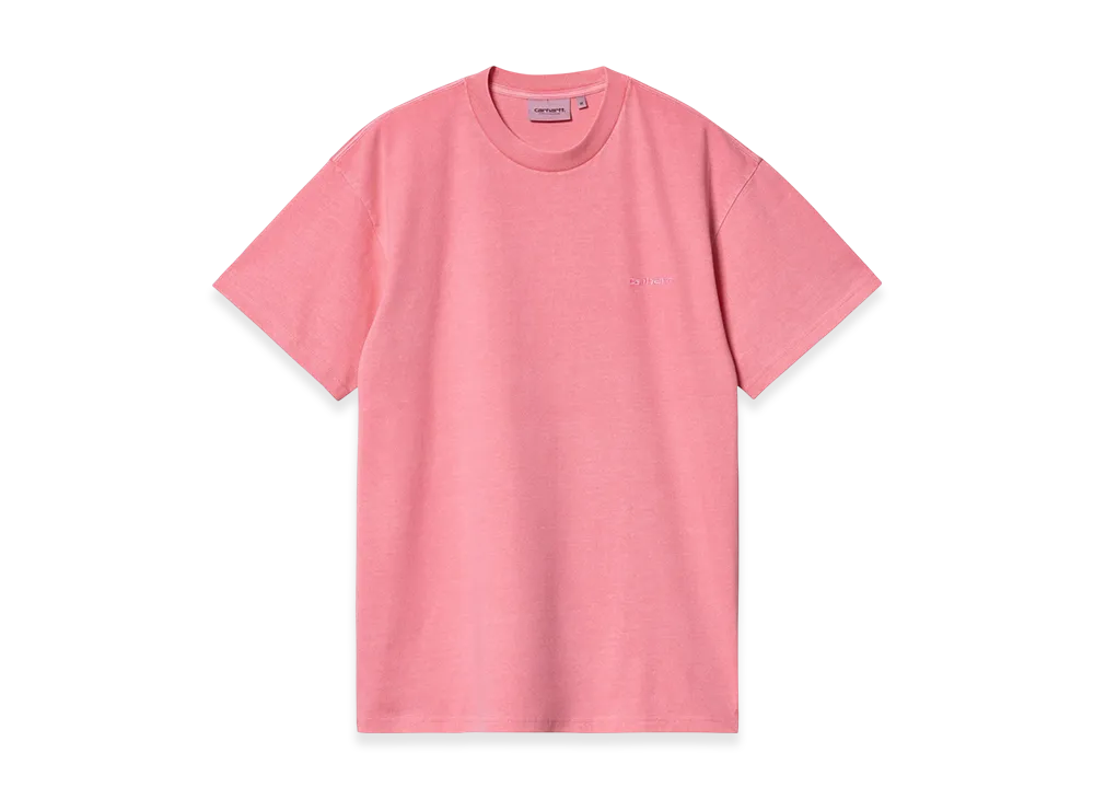 Carhartt WIP S/S Duster Script T-Shirt "Charm Pink(Garment Dyed)"