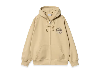 Carhartt WIP Hooded Blaze Jacket "Cornsilk/Air Force Blue"