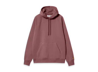 Carhartt WIP Hooded Chase Sweat "Dusty Fuchsia/Gold"