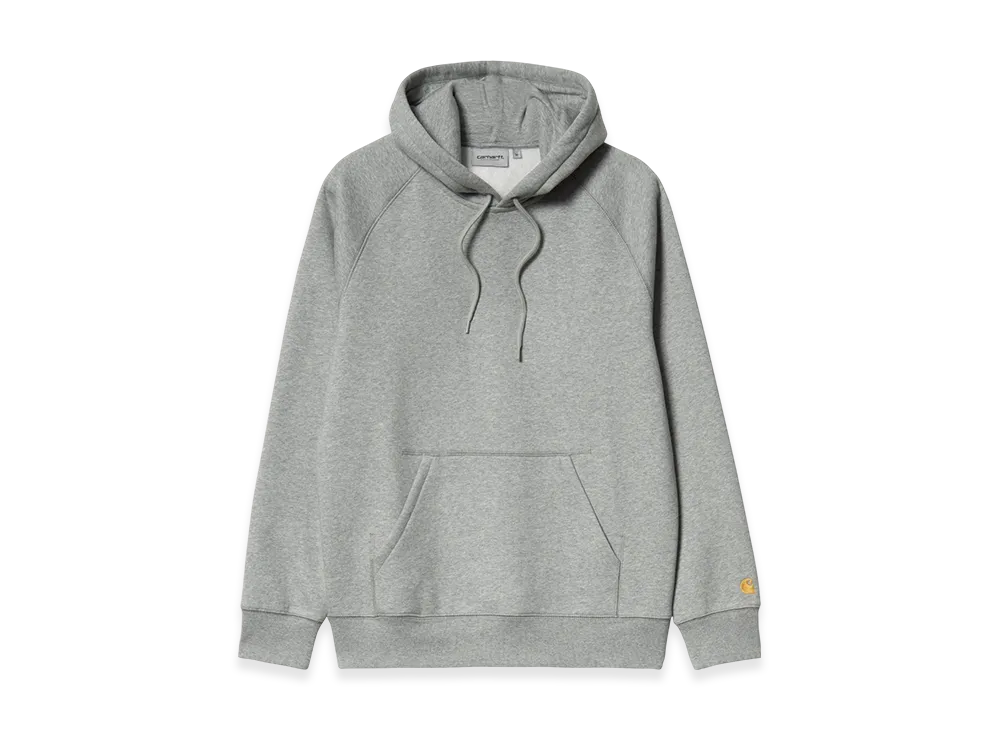 Carhartt WIP Hooded Chase Sweat "Grey Heather/Gold"