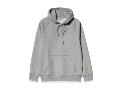 Carhartt WIP Hooded Chase Sweat "Grey Heather/Gold"