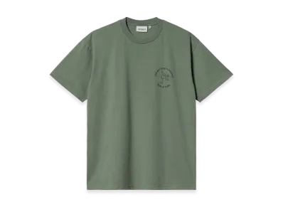 Carhartt WIP S/S Stamp T-Shirt "Duck Green/Black(Stone Washed)"