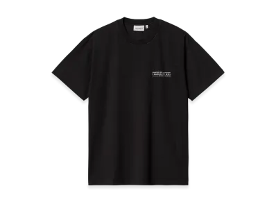 Carhartt WIP S/S Stamp T-Shirt "Black/White(Stone Washed)"