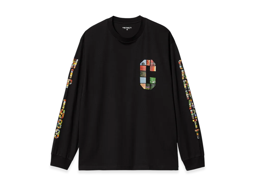 Carhartt WIP L/S Machine 89 T-Shirt "Black"