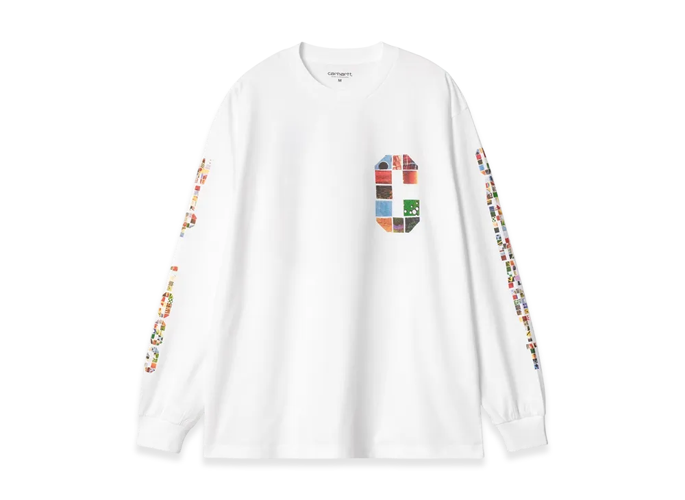 Carhartt WIP L/S Machine 89 T-Shirt "White"