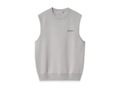 Carhartt WIP Script Vest Sweater "Basalt/Black"