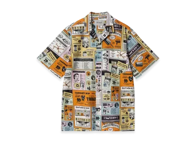 Carhartt WIP S/S Catalogue Shirt "Catalogue Print/Hue"