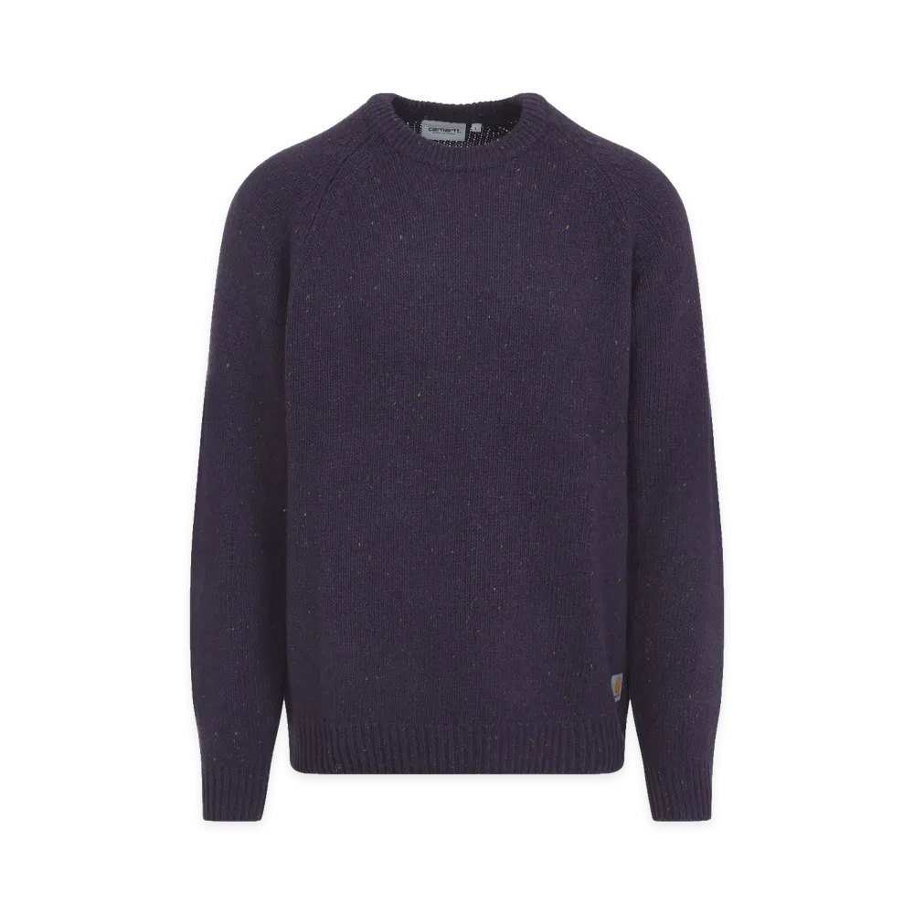 Carhartt WIP Speckled Lokers Lambswool Anglistic Sweater "Purple"