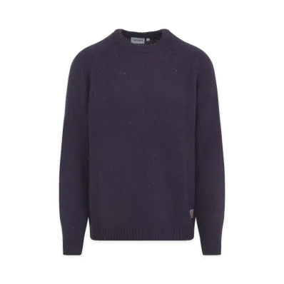 Carhartt WIP Speckled Lokers Lambswool Anglistic Sweater "Purple"