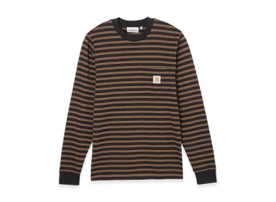 Carhartt WIP L/S Seidler Pocket Tee "Deephbrown"