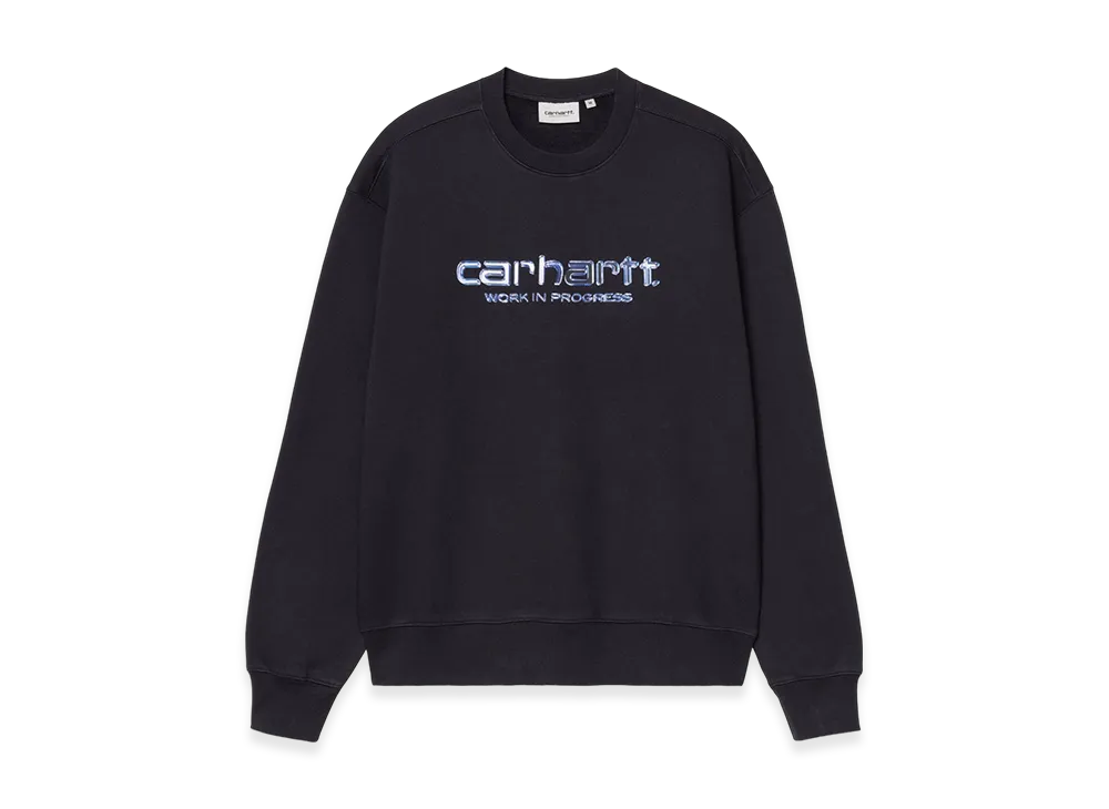 Carhartt WIP Solar Chrome Sweat "Dark Navy"
