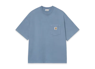 Carhartt WIP S/S Hudson Pocket T-Shirt "Sorrent(Chalk Wash)"