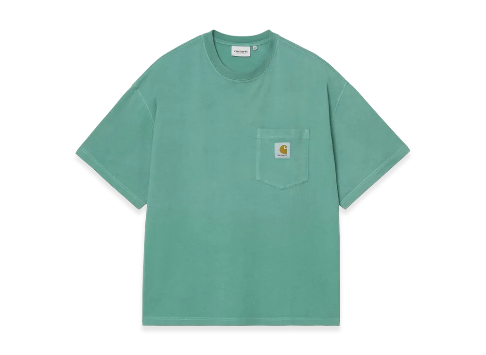 Carhartt WIP S/S Hudson Pocket T-Shirt "Saguaro(Chalk Wash)"