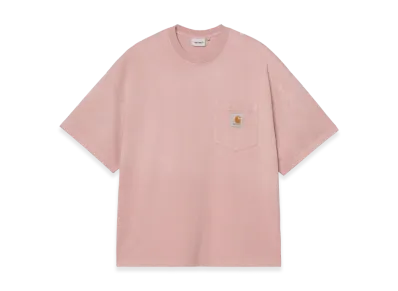 Carhartt WIP S/S Hudson Pocket T-Shirt "Daphne(Chalk Wash)"