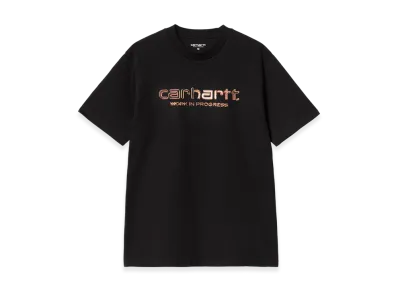 Carhartt WIP S/S Solar Chrome Script T-Shirt "Black"