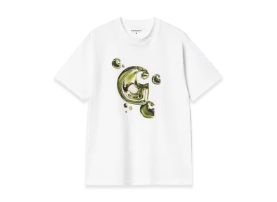 Carhartt WIP S/S Solar Chrome C-Logo T-Shirt "White"