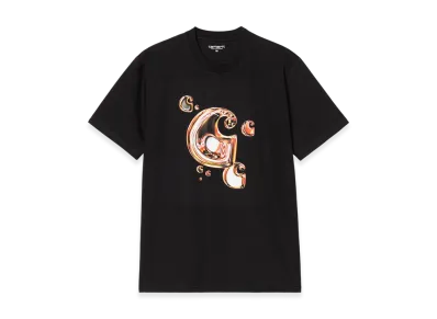 Carhartt WIP S/S Solar Chrome C-Logo T-Shirt "Black"