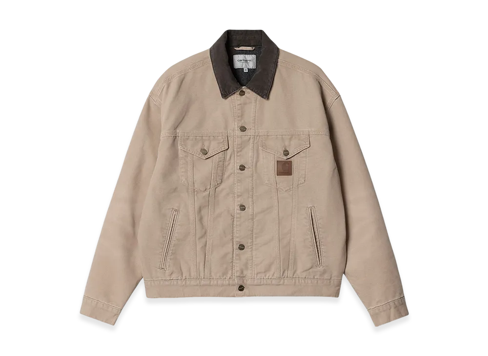 Carhartt WIP Dayton Trucker Jacket "Dusty Hamilton Brown/Tobacco Stone Convas"