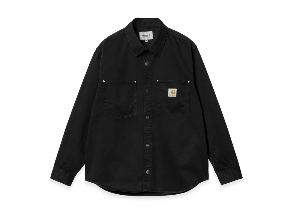 Carhartt WIP Derby Shirt Jacket "Black Garment Dyed"
