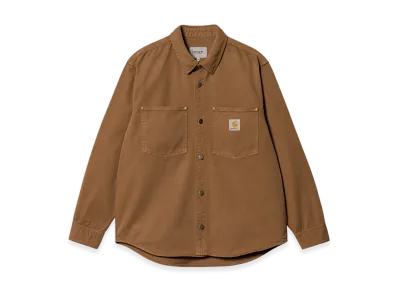 Carhartt WIP Derby Shirt Jacket "Hamilton Brown Garment Dyed"