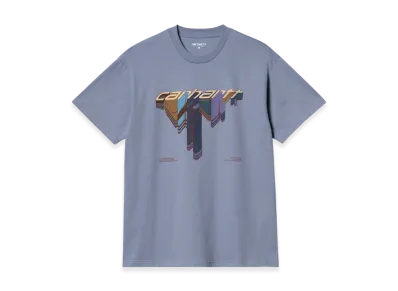 Carhartt WIP Diagram Script T-Shirt "Bay Blue"