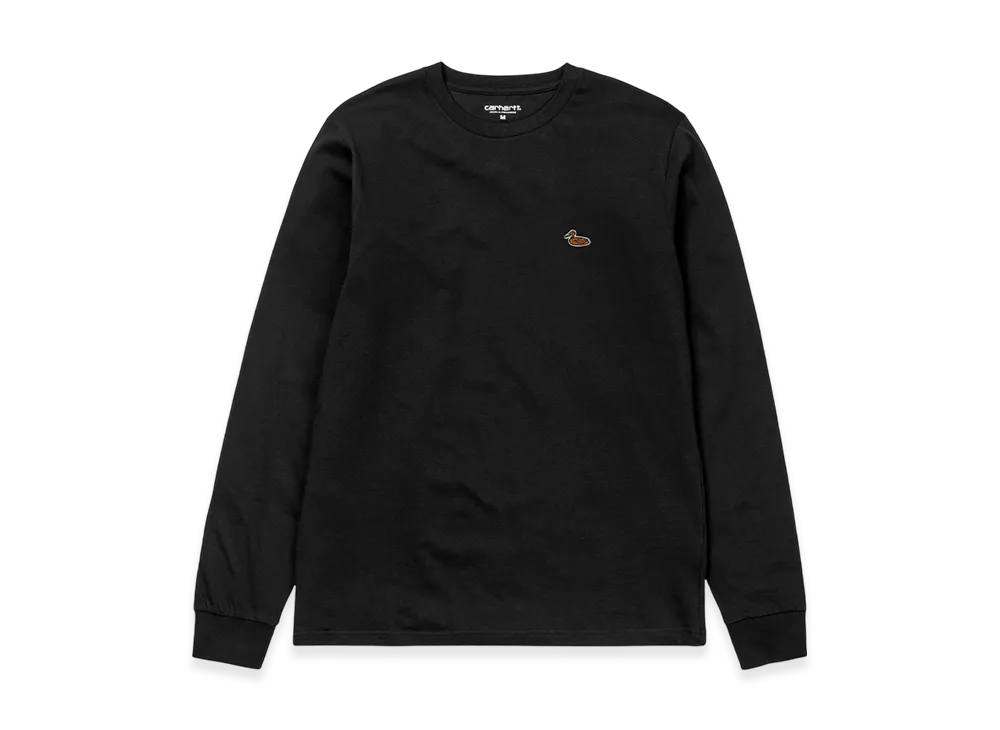Carhartt WIP Duck Patch Long Sleeve T-Shirt "Black"
