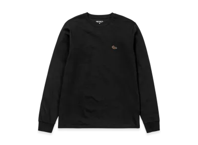 Carhartt WIP Duck Patch Long Sleeve T-Shirt "Black"