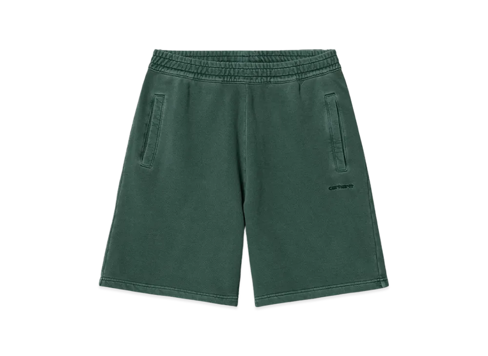 Carhartt WIP Duster Sweat Short "Discovery Green Garment Dyed"