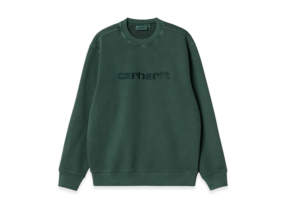 Carhartt WIP Duster Sweatshirt "Discovery Green Garment Dyed"