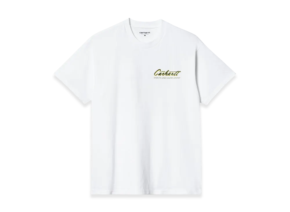 Carhartt WIP Green Grass T-Shirt "White"