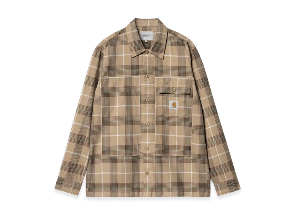 Carhartt WIP Hadley Check Shirt "Leather"