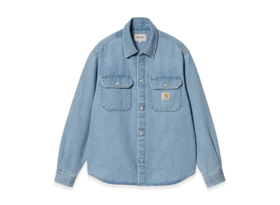 Carhartt WIP Harvey Shirt Jacket "Blue Stone Bleached"