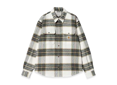 Carhartt WIP Hawkins Check Shirt "Wax/Larch"