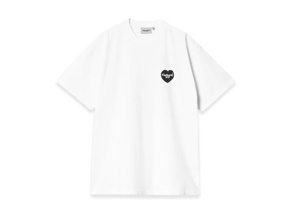 Carhartt WIP Heart Bandana T-Shirt "White/Black Stone Washed"