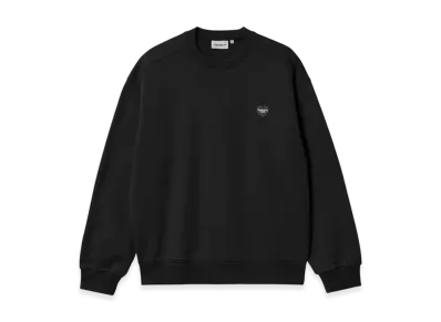 Carhartt WIP Heart Patch Sweatshirt "Black"