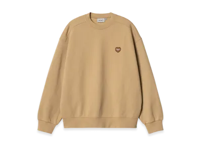 Carhartt WIP Heart Patch Sweatshirt "Dusty Hamilton Brown"