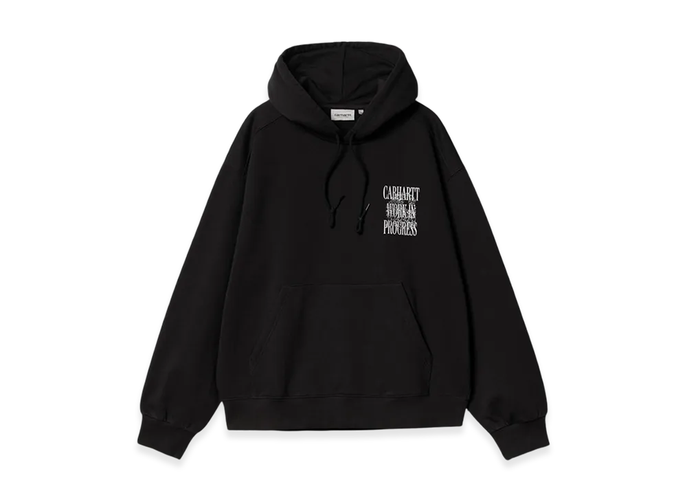 Carhartt WIP Hooded Always A Wip Sweatshirt "Black Stone Washed"