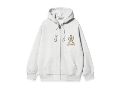 Carhartt WIP Hooded Built Sweat Jacket "Ash Heather"