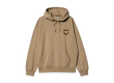 Carhartt WIP Hooded Heart Sweatshirt "Dusty Hamilton Brown"
