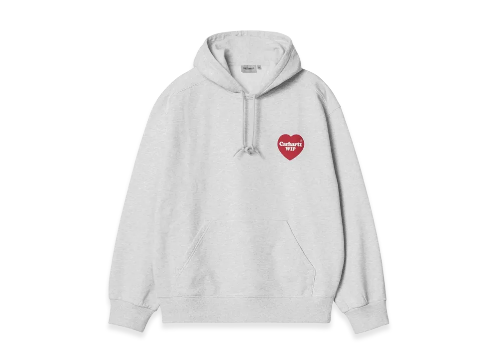 Carhartt WIP Hooded Heart Sweatshirt "Ash Heather"