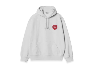 Carhartt WIP Hooded Heart Sweatshirt "Ash Heather"